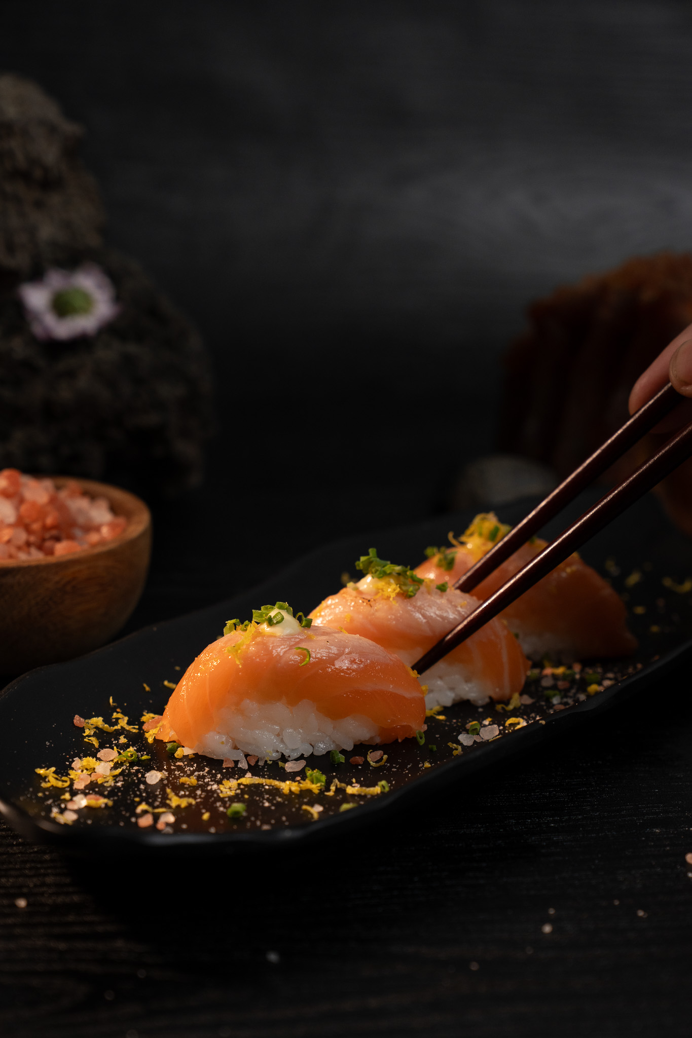 Nigiri de salmón